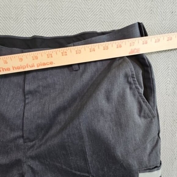 Twinhill Men's 36W 30L Flat Front Dark Gray Work Pants Reflective Stripe - Picture 5 of 12